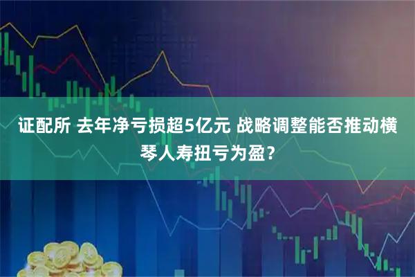 证配所 去年净亏损超5亿元 战略调整能否推动横琴人寿扭亏为盈？